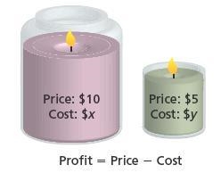 An art club sells 42 large candles and 56 small candles. a. Write and simplify an-example-1