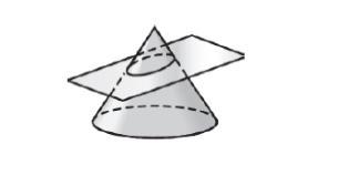 Describe the shape resulting from the cross section of the shape.-example-1