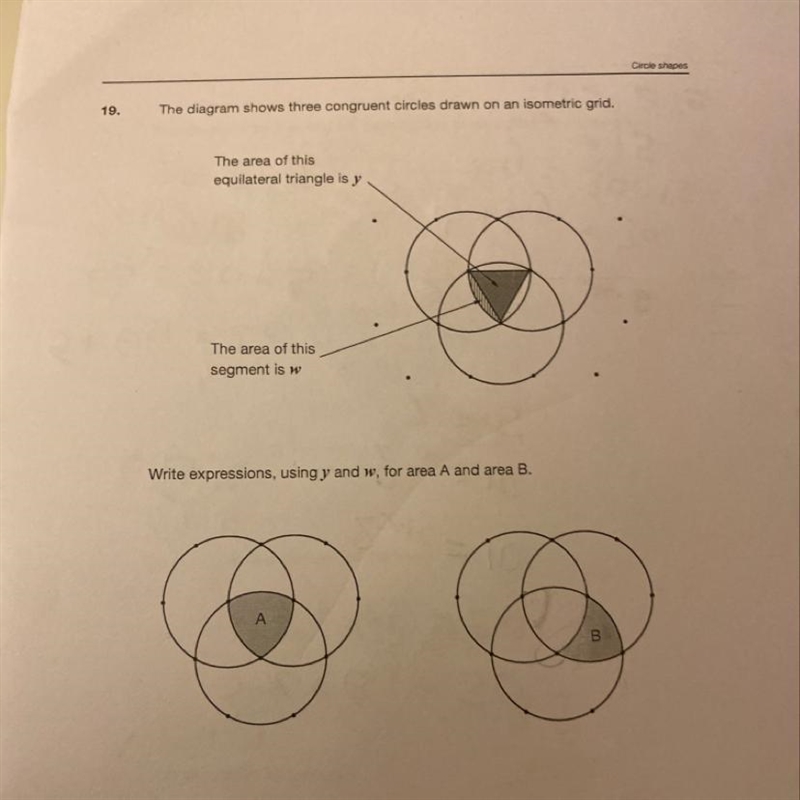 What would area B be and why?-example-1