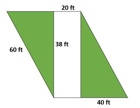 A rose garden is going to be built in the city park in the shape of a parallelogram-example-1