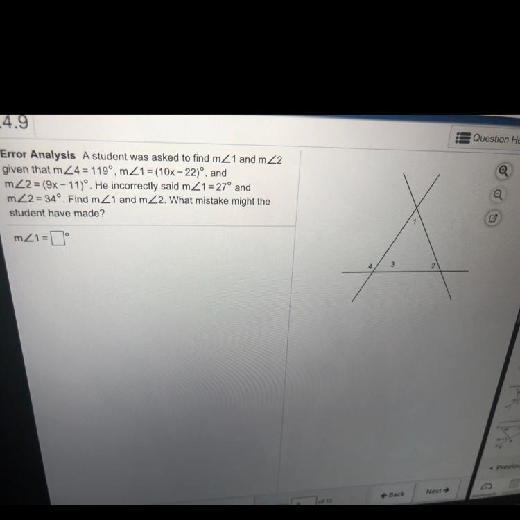 Solve for m<1 and m<2.-example-1