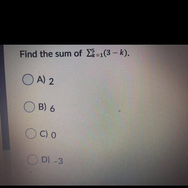 Find the sum of ——--example-1