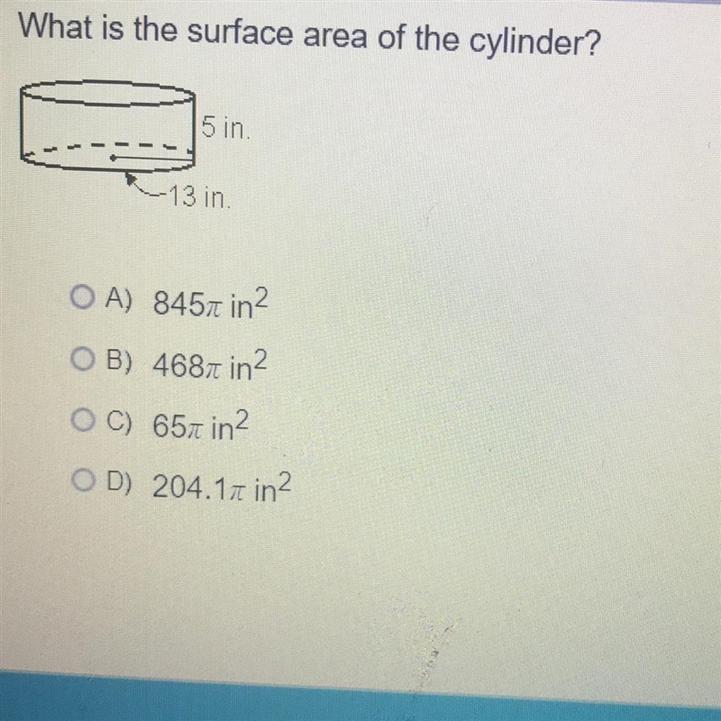 What is the surface area of the cylinder-example-1