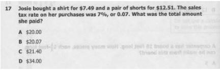 Question 17: SOL PreTest Pages 5 & 6 HELP ME PLEASE-example-1