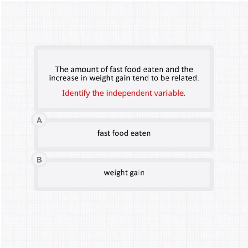 What is the independent variable?-example-1