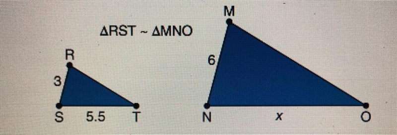 What is the length of side x?-example-1