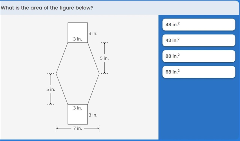 What is the area of the figure?-example-1