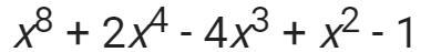 PLEASE HELP! What is the coefficient of the term of degree 4 in this polynomial below-example-1