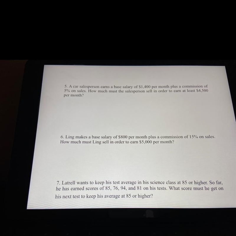 Please help!!! How do I turn these problems into inequalities?!?!-example-1