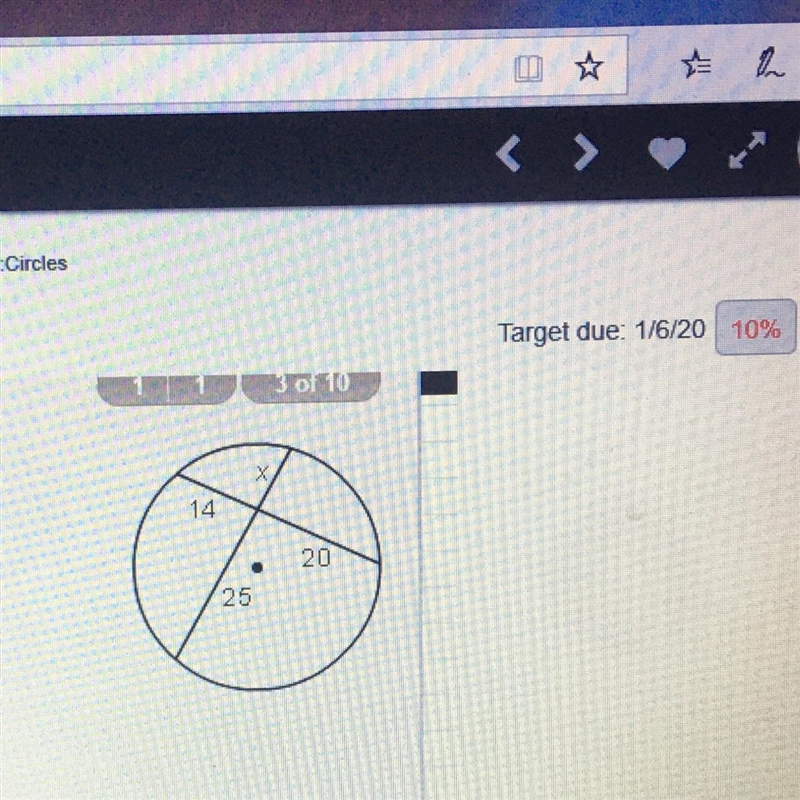 Find the value of x, rounded to the nearest tenth-example-1