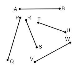 Which of the following line segments is longer than AB?-example-1