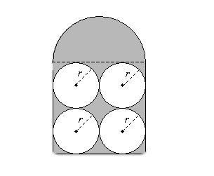 If r = 3.2, what is the area of the shaded region? Round your answer to the nearest-example-1