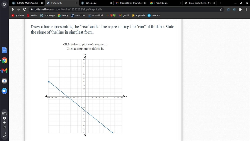 Find slope of the line.-example-1