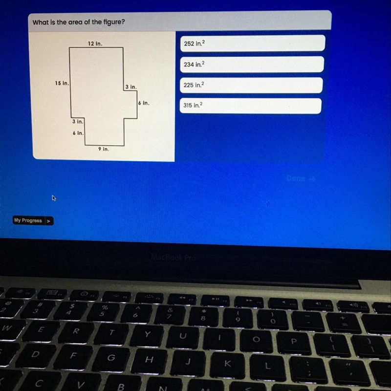 What is the area of the firgure?-example-1