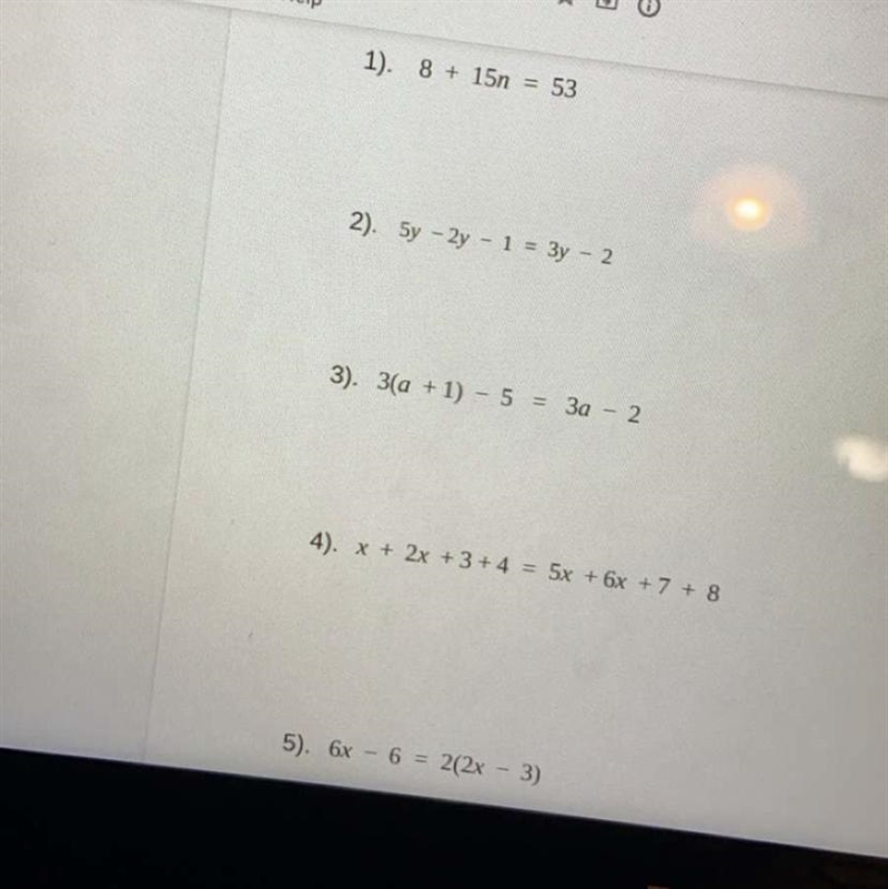 How many solutions ? 1 solution , no solution , infinite solution ?-example-1