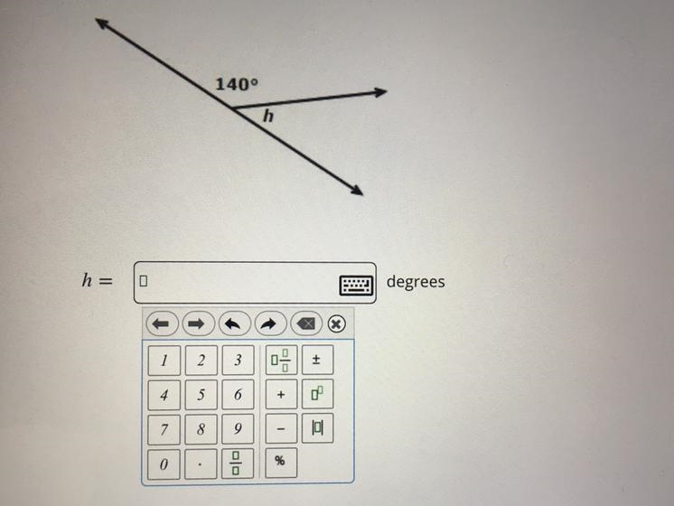 Find the value of h in the following figure-example-1