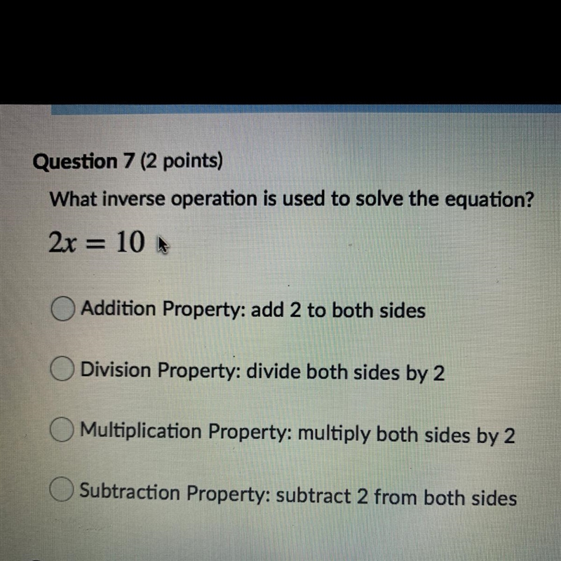 What inverse operation is used to solve this equation-example-1