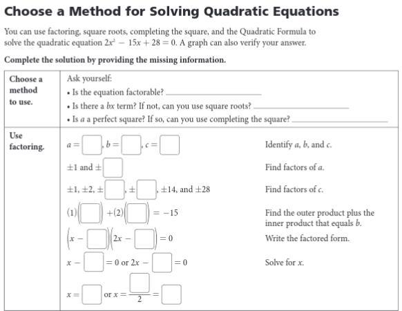 Please help me!! Solving for Quadratic Equations... 20 points!!! :-)-example-1