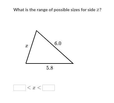 PLEASE HELP! ASAP SHOULD BE EASY FOR ALOT OF YOU! What is the range of possible sizes-example-1