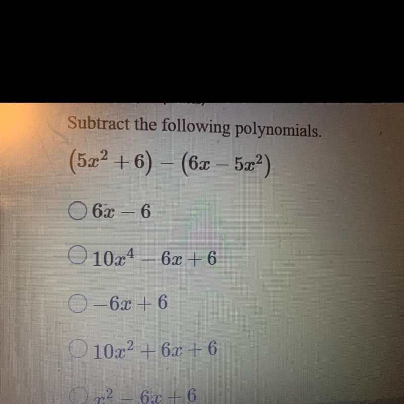 Subtract the polynomials-example-1