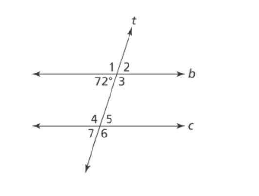 Please help! In the figure, b and c are parallel lines. Which of the following statements-example-1