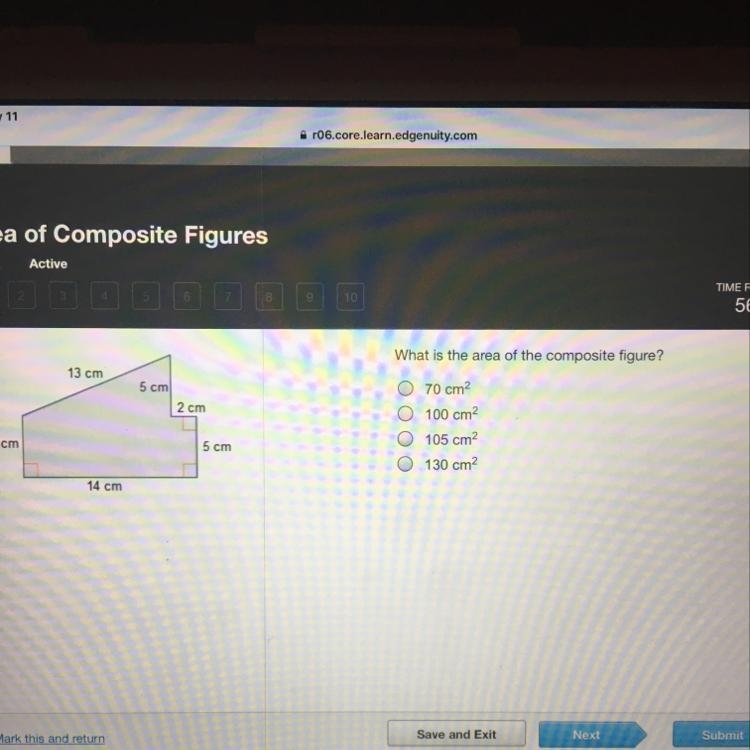 What is the area of the composite figure?-example-1