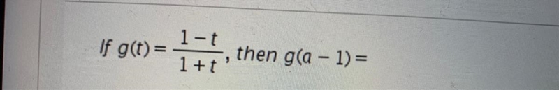 What’s the answer of g-example-1