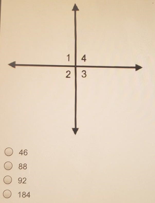 If the measure of angle 2 is 92° and the measure of angle 4 is (1/2x)°, what is the-example-1