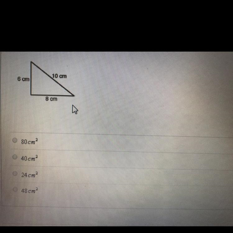 What is the area of the triangle?-example-1