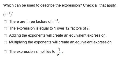 Which can be used to describe the expression??-example-1