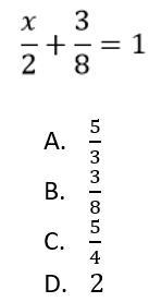 Solve the equation for x.-example-1