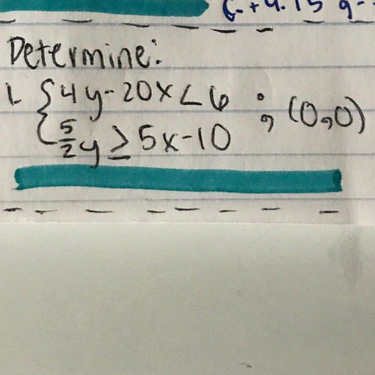 Can you please say if the point is on the line?-example-1