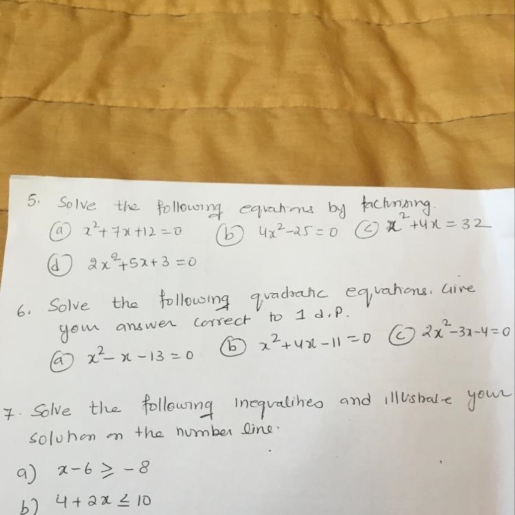 Solve the following quadratic equations (Q6 only)-example-1