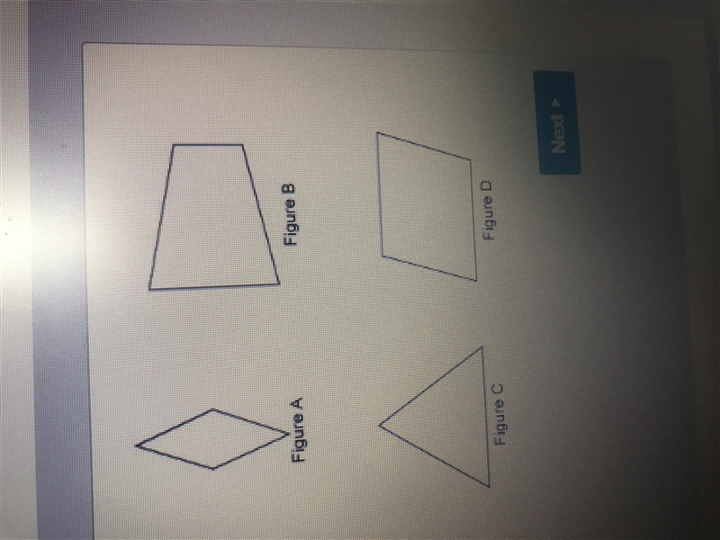 Which polygon appears to be regular Figure A Figure B Figure C Figure D-example-1