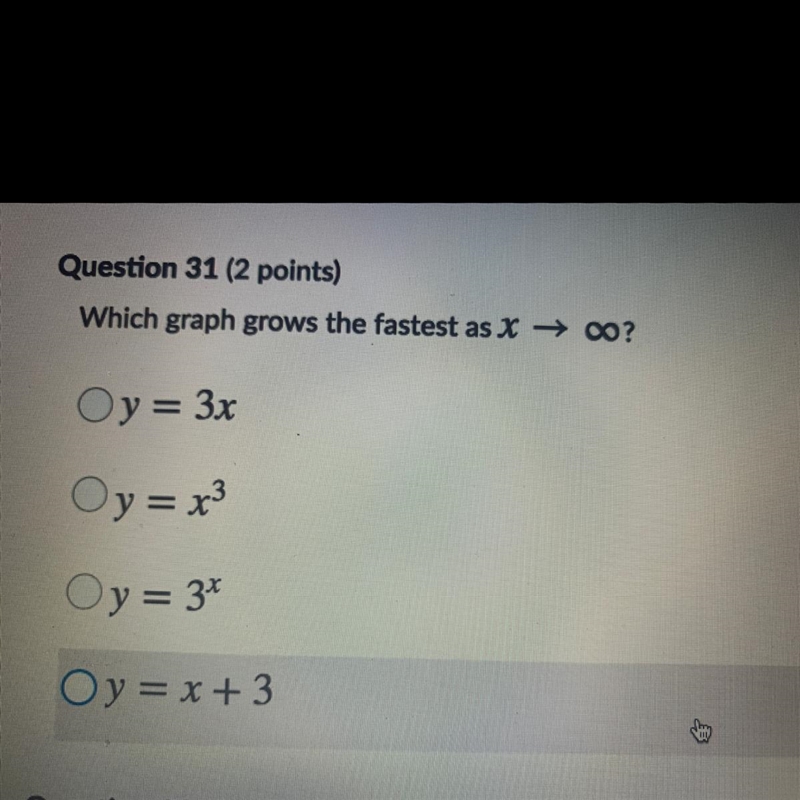 What graph grows fastest as-example-1