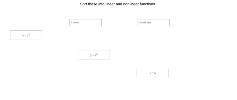 Which ones are non-linear and which ones are linear?-example-1