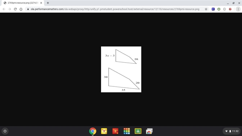 Solve for [x]. The polygons in each pair are similar. 8 6 7 9-example-1