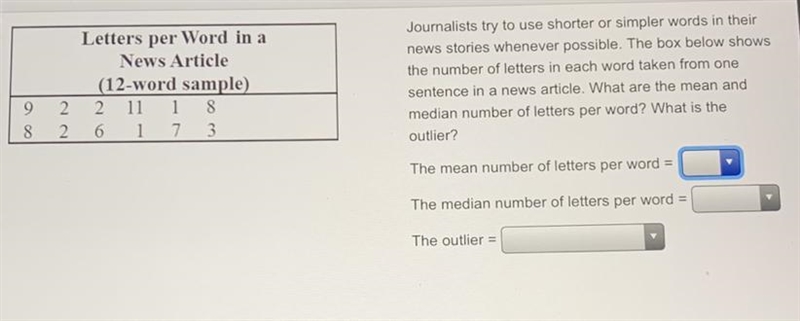 A box contains the numbers 9, 2, 2, 11, 1, 8, 8, 2, 6, 1, 7, 3. Journalists try to-example-1