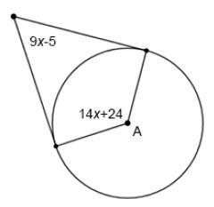 Determine the measure of obtuse angle A. answers: A) 130° B) 122° C) 58° D) 7°-example-1