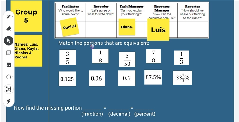 I need percentage, fraction, decimal That matches-example-1