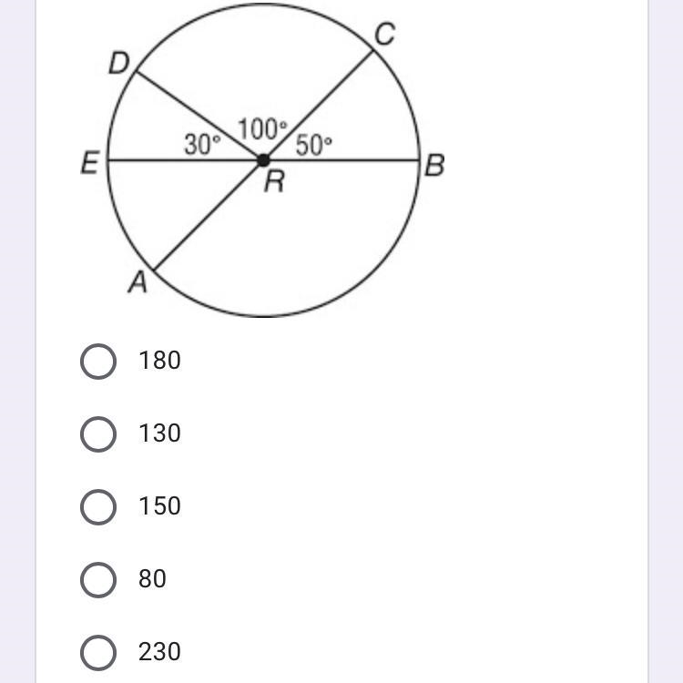 Find ACB in Circle R.-example-1