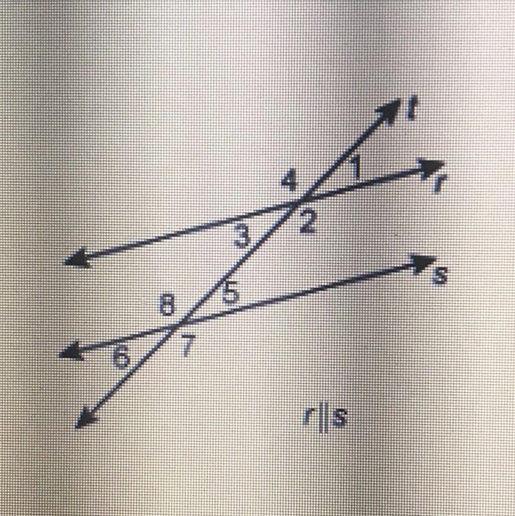 If r || s and m ∠5 = 25°, what is m ∠3? 65° 115° 25° 180°-example-1