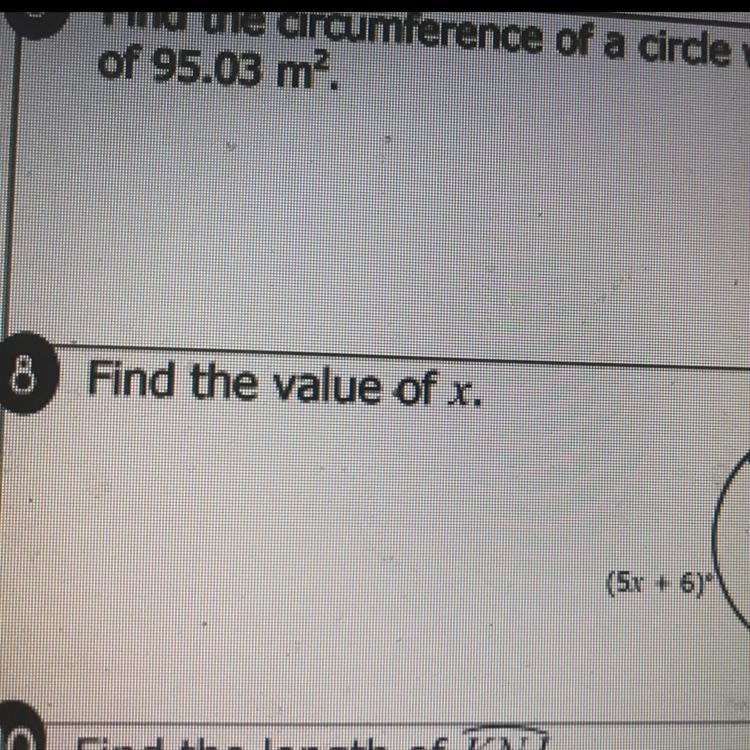 Find the value of x-example-1