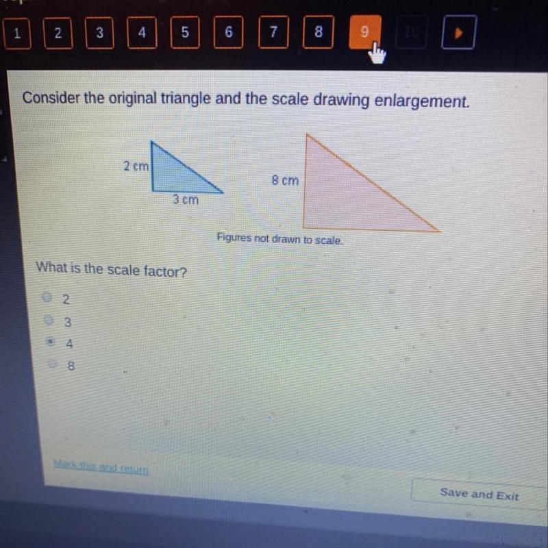 HELP ME ASAP WITH THIS MATH QUESTION PLEASE, what is the scale factor ?-example-1