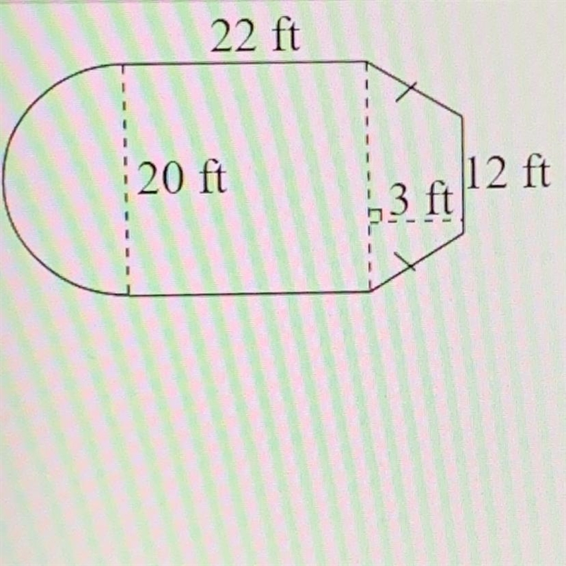 An apartment complex has a floor plan with dimensions shown. To effectively air condition-example-1