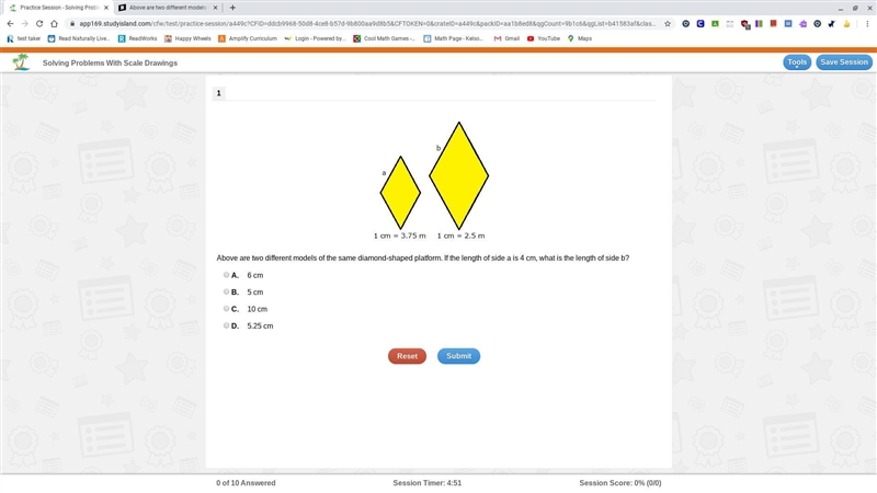 Above are two different models of the same triangular-shaped garden. If the height-example-1