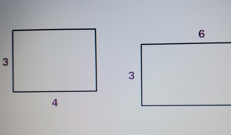 The two rectangular similar no the ratios of corresponding sides are not equal yes-example-1