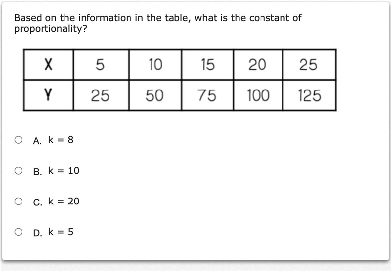 Please help ~~ and if you could, please explain what a constant of proportionality-example-1