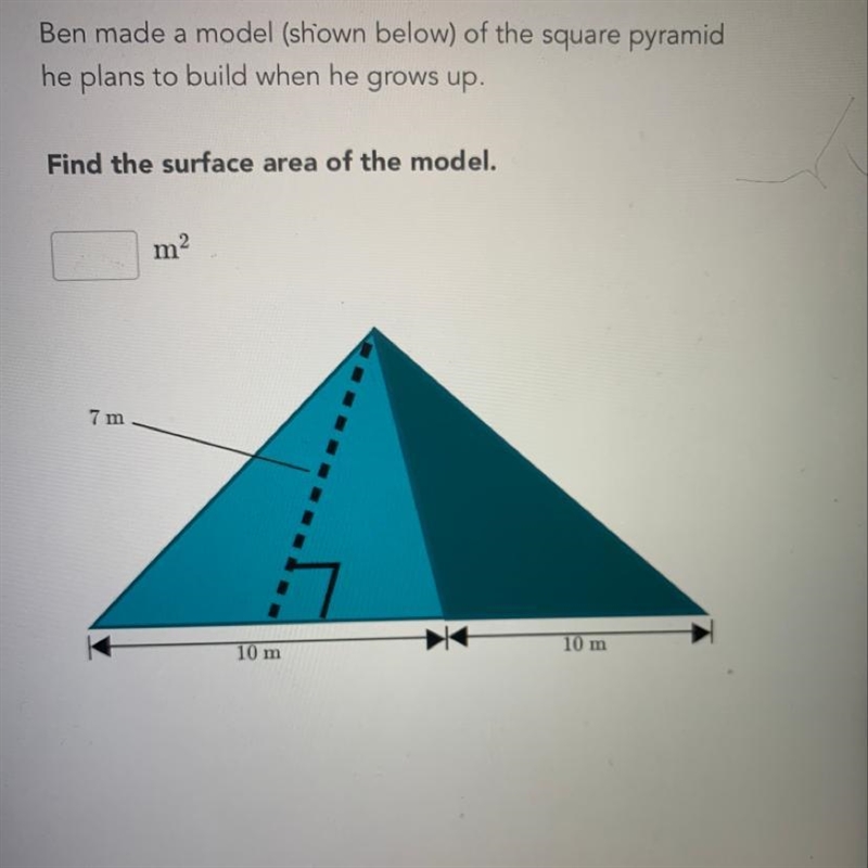 Find the surface area of the model-example-1