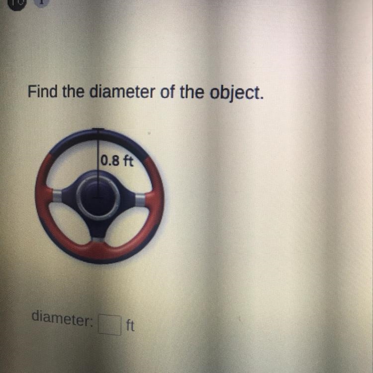 What’s the diameter of this object?-example-1